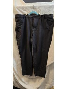 Old Navy High-Rise Pixie Pants Black Size 26